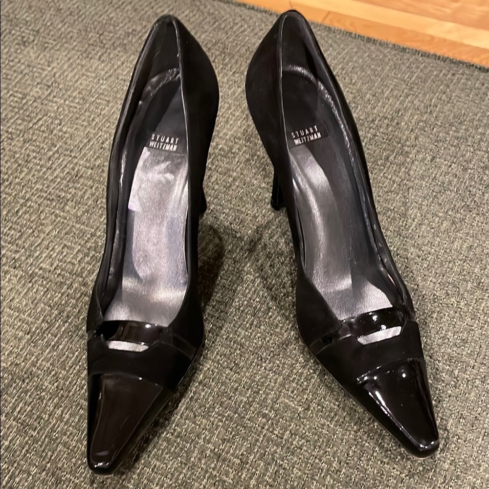 Stuart Weitzman Black Heels (sz 8)